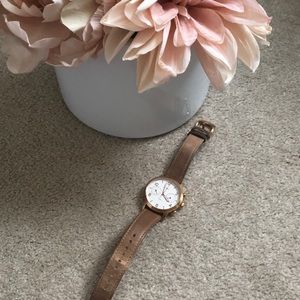 Fossil Watch with Leather Band